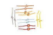 Doen-alsof spelen - LG-Imports Bracelet Wild Animals set of 12 pcs. - 0419