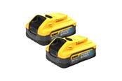 Accu & Oplader - Dewalt DCBP518H2-XJ 18V XR POWERSTACK 5AH Battery, Twin Pack - DCBP518H2-XJ
