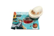 Puzzels - TOPBRIGHT Wooden Jigsaw Puzzle Harbor with Steamer 24st. Hout - 130912