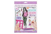 Creatief spelen - Grafix Fashion Design Sticker Book + Stencils - 230005