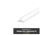Smart Home - Light Solutions Aluminiumsprofil - Model C til Philips Hue og WiZ - Hvid - 5714255008081