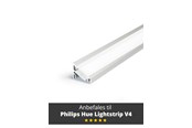 Smart Home - Light Solutions Aluminiumsprofil - Model C til Philips Hue og WiZ - Alu - 5714255008104