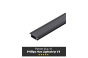 Smart Home - Light Solutions Aluminiumsprofil - Model G til Philips Hue og WiZ - Sort - 5714255008128