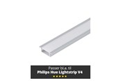Smart Home - Light Solutions Aluminiumsprofil - Model G til Philips Hue og WiZ - Alu - 5714255008135