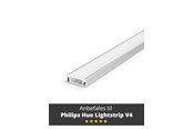 Smart Home - Light Solutions Aluminium list - Model S for Philips Hue og WiZ - 1 metre - 5714255008074