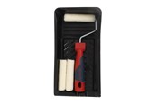 Schilderen - Work>it Paint Roller Set Tray + 2 Mohair Refill Rollers - 38380