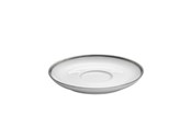 Keuken accessoires - Pillivuyt Saucer cecil Bistro 18 cl 14 cm White/Silver - 19631