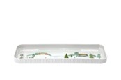 Keuken accessoires - Pillivuyt Dish rectangular Winter 36 x 12 cm White Ovenproof porcelain - 28349