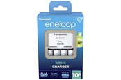 Batterij - Panasonic eneloop Basic BQ-CC51 battery charger - 4 x AA type - NiMH - Europlug - K-KJ51MCD40E
