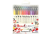 Schrijf- en tekengerei - Pentel SESW30C-24 Brush Sign Pen Twin - SESW30C-24