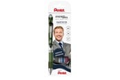 Schrijf- en tekengerei - Pentel BL77-4COL2 Energel 0.7mm 4-Pack (Black - Dark Blue - Burgundy - Forest Green) - BL77-4COL2