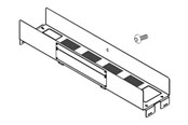 Rackkoffers - APC - rack aisle crossover tray - FS-AC-4008-B