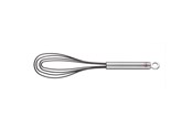 Keukengerei - Rösle Whisk flat 27 cm Steel/Silicone - 22678