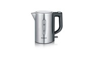 Waterkoker - SEVERIN Waterkoker Mini travel - WK 3647 - Geborsteld roestvrij staal/zwart - 1100 W - 3646