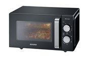 Magnetron - SEVERIN MW 7762 - microwave oven with grill - freestanding - black/stainless steel - 7762000