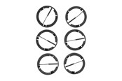 Decoratie - Home>it Nicetrap Locking Rings 6 pcs. - 91627