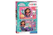 Puzzels - Clementoni Puzzle Gabby's Dollhouse 2x20st. Vloer - 24802