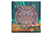 Creatief spelen - Grafix Canvas Diamond Painting Tiger 30x30cm - 260008