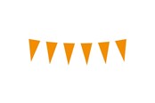 Speelgoed - Boland Paper Flag Line Orange 10mtr. - 61814