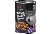 Honden - Alpha Spirit canned meatballs with chicken & turmeric 400g - H20134