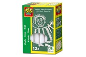 Creatief spelen - SES Creative Chalk - White 12 pcs. - 00200