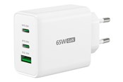 Mobiel - Adapters & Opladers - j5create 65W GaN 3-Port Charger - JUP3365E-EN