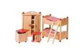 Houten speelgoed - Goki Dollhouse Furniture Children's room - 51953
