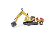 Ride Ons & Walkers - Falk Excavator Super Builder with Trailer - 808-092