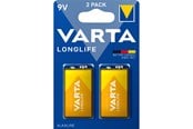 Batterij - VARTA Longlife 4122 battery - 2 x 9V - Alkaline - 4122101412