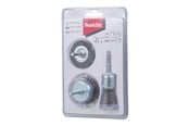 Decoupeerzaag - Makita Wire Brush Set - for steel paint rust coating - 3 pieces - D-66070