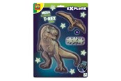 Kinderkamer - SES Creative Mega Glowing T-Rex World Wall Stickers - 25129