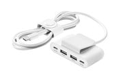 Tablet - Adapters & Opladers - Belkin BoostCharge charging strip - 2 x USB 2 x USB-C - BUZ001BT2MWHB7