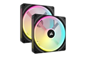 Case Fan - Corsair iCUE LINK QX140 RGB Starter Kit - Black - Case ventilator - 140mm - Zwart met RGB-licht - 37 dBA - CO-9051004-WW