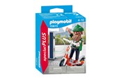 Speelgoedpop - Playmobil Man with E-Scooter - 70873
