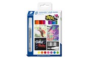 Schrijf- en tekengerei - Staedtler Chalk marker Lumocolor 2.4mm 8pcs - 344 C8