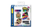 Schrijf- en tekengerei - Staedtler Universal pen Lumocolor F per 14pcs - 318 C14