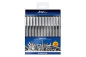 Schrijf- en tekengerei - Staedtler Fineliner pigment liner black 12pcs - 308-9 TB12