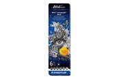 Schrijf- en tekengerei - Staedtler Pencil Lumograph black x6 100% PEFC - 100B G6