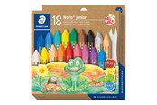 Schrijf- en tekengerei - Staedtler Wax crayon Noris junior 18pcs box - 224 C18