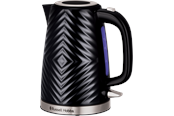 Waterkoker - Russell Hobbs Waterkoker Groove 26380-70 - black - Zwart met roestvrijstalen accenten - 2400 W - 26380-70