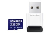 Geheugenkaart - Samsung PRO Plus SD-card + USB Card Reader - 160/120MB - 128GB - MB-MD256SB/WW