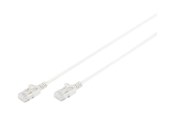 Netwerk - kabel - DIGITUS Slim - patch cable - 3 m - grey - Grijs - 3m - DK-1617-030S
