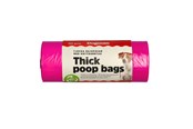 Honden - Dogman Dikke Poepzakjes met Handvatten Roze (50-pack) - 738830
