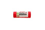 Honden - Dogman Dikke Poepzakjes met Handvatten Rood (50-pack) - 738832