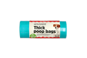 Honden - Dogman Dikke Poepzakjes met Handvatten Turkoois (50-pack) - 738836
