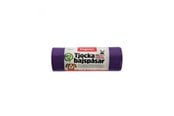 Honden - Dogman Dikke Poepzakjes met Handvatten Paars (50-pack) - 738837