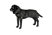 Honden - Dogman Dog Raincoat Aqua Black 60cm - 757100