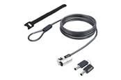 Systeemaccessoires - StarTech.com Nano Laptop Cable Lock 6ft (2m) Anti-Theft Keyed Lock Security Cable Locks Nano Slot Computers - NANOK-LAPTOP-LOCK