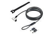 Systeemaccessoires  - StarTech.com Laptop cable lock 6Ft Compatible With Noble Wedge Laptop Cable Lock 6Ft (2m) Anti-Theft Keyed Lock Security Cable - NBLWK-LAPTOP-LOCK