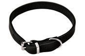 Honden - Dogman Verstelbare Halsband Lina Zwart M 20 mm x 50 cm - 122750